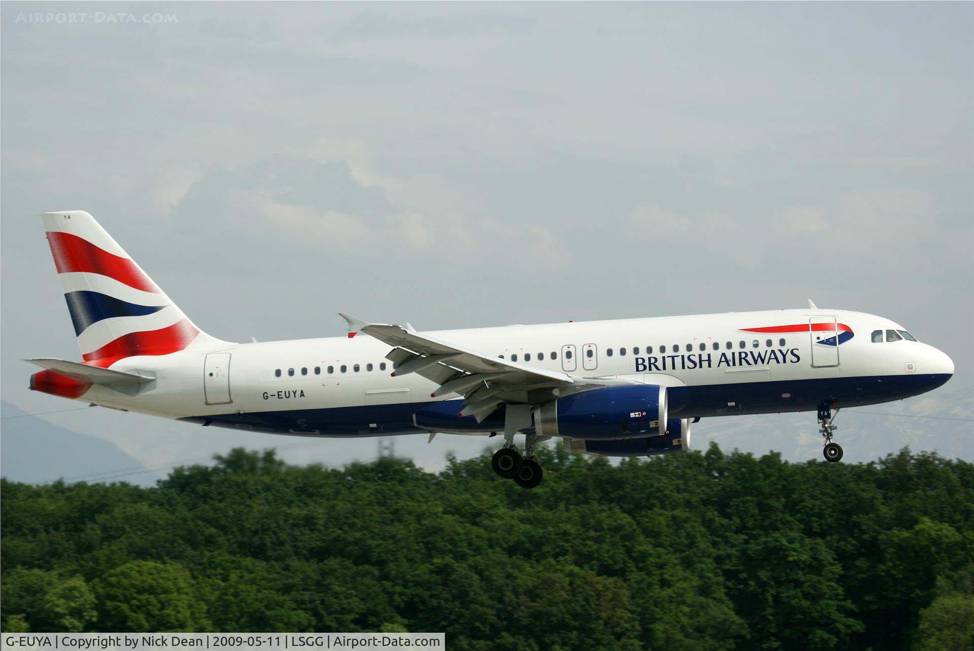G-EUYA, 2008 Airbus A320-232 C/N 3697, LSGG