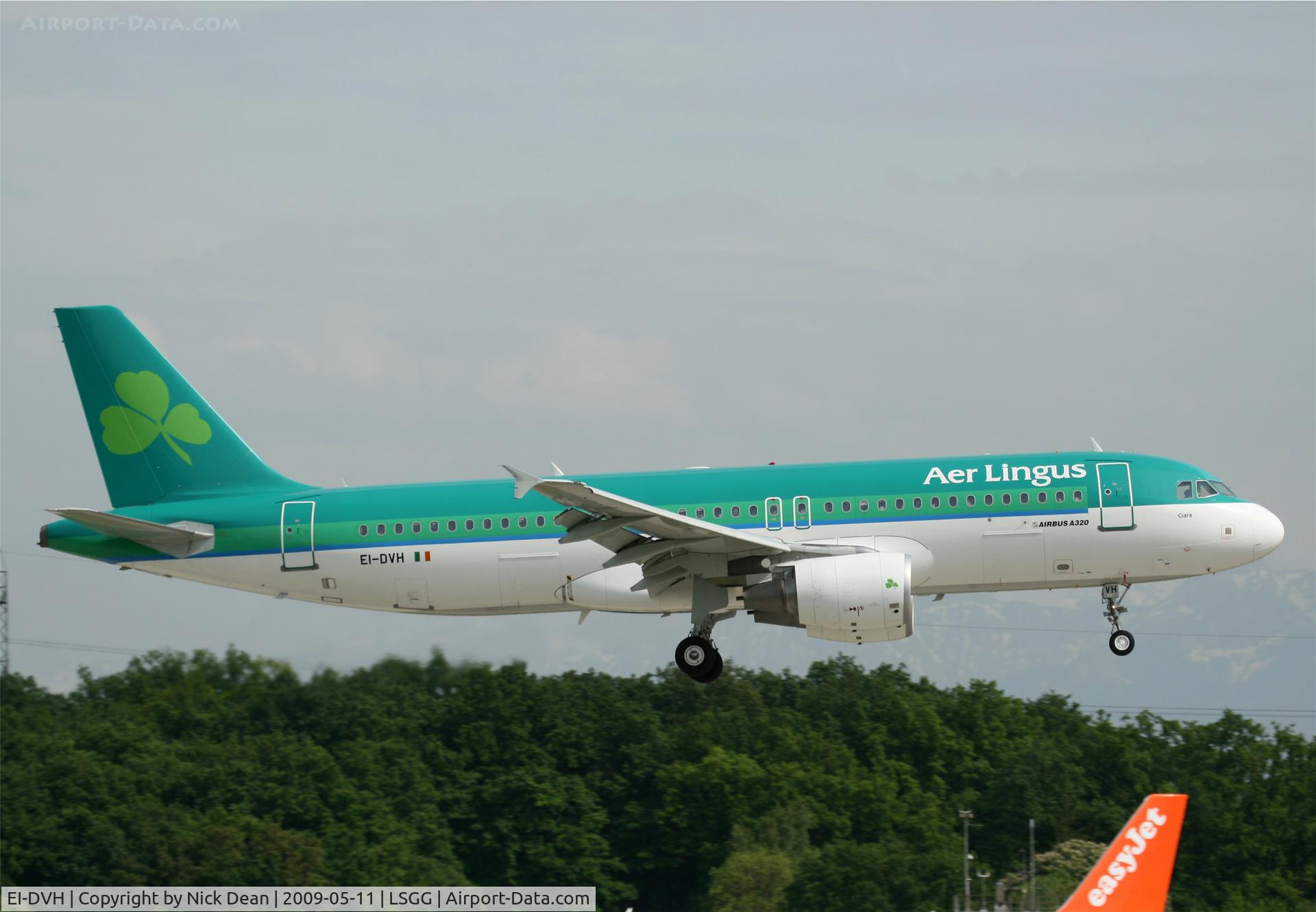 EI-DVH, 2007 Airbus A320-214 C/N 3345, LSGG