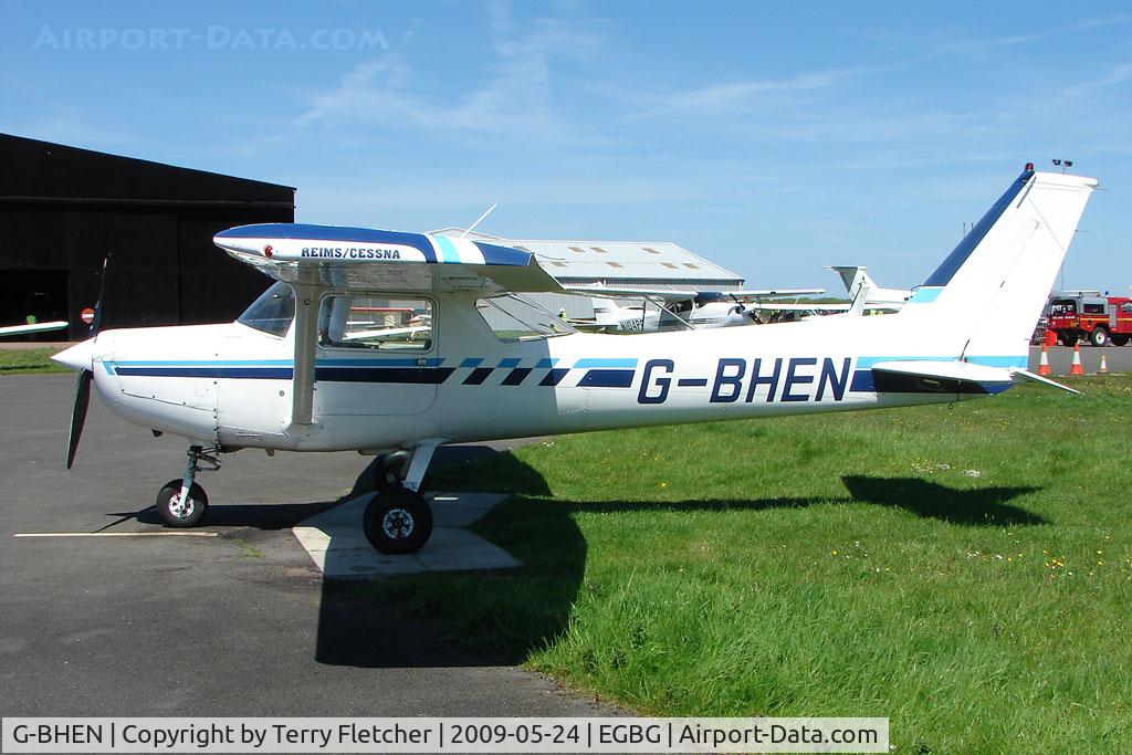 G-BHEN, 1980 Reims FA152 Aerobat C/N 0363, Cessna FA152 at Leicester 2009 May Bank Holiday Fly-in