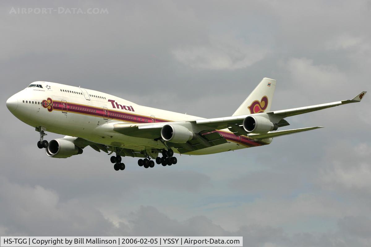 HS-TGG, 2003 Boeing 747-4D7 C/N 33771, Cloud, damn cloud !