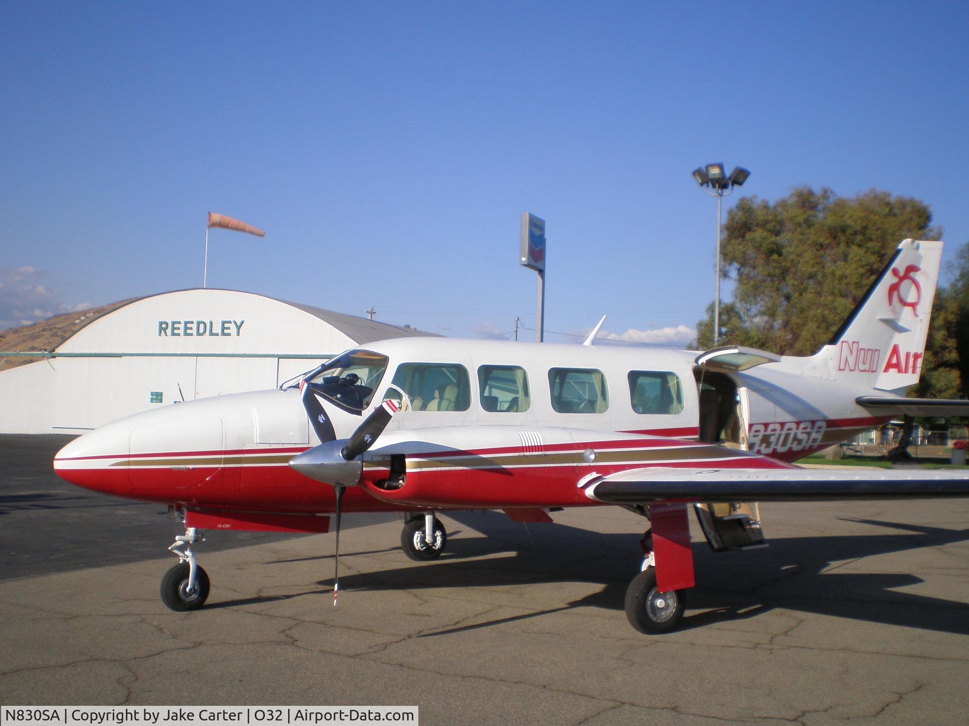 N830SA, 1979 Piper PA-31-350 Chieftain C/N 31-8052045, At Reedley Municipal