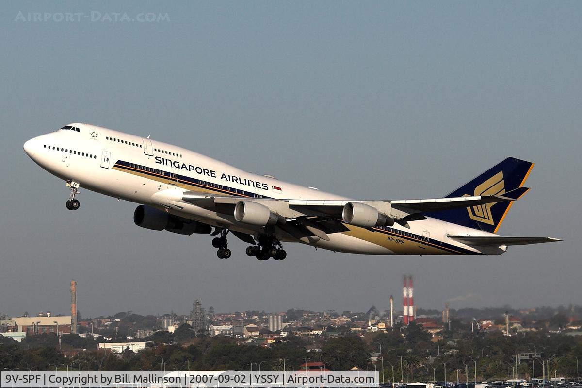 9V-SPF, 1995 Boeing 747-412 C/N 27071, Returning to SIN