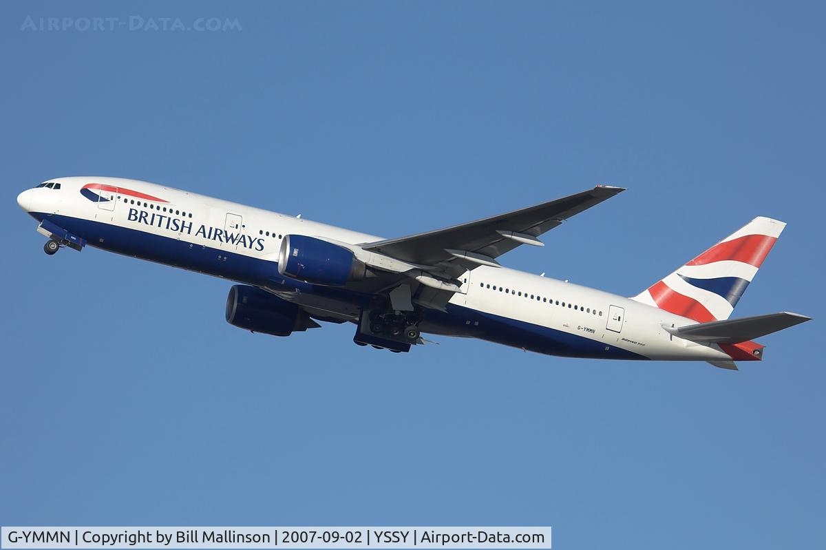 G-YMMN, 2001 Boeing 777-236 C/N 30316, my first time for a BA777