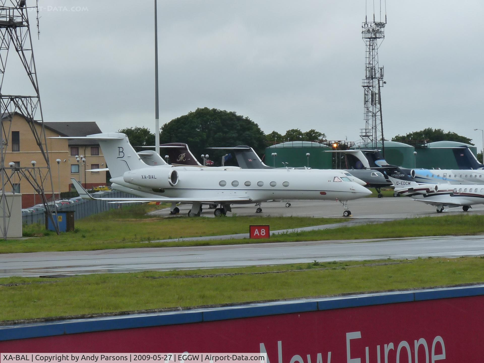 XA-BAL, 1998 Gulfstream Aerospace 5 C/N 546, Visiting Luton