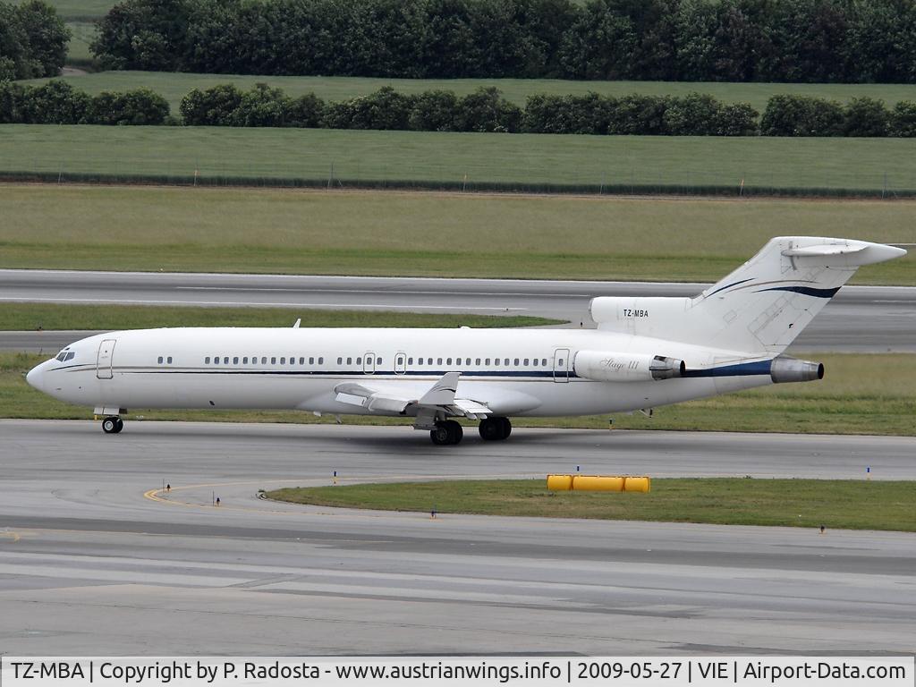 TZ-MBA, 1980 Boeing 727-2K5 C/N 21853, Malis president is leaving Vienna with this very rare plane