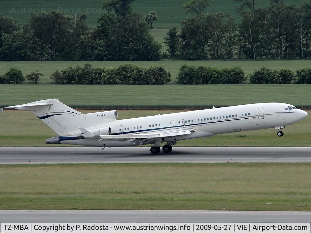 TZ-MBA, 1980 Boeing 727-2K5 C/N 21853, Malis president is leaving Vienna with this very rare plane