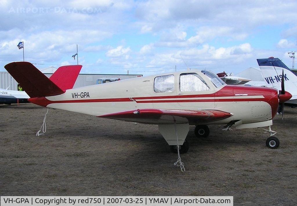 VH-GPA, 1951 Beech C35 Bonanza C/N D-3005, Beech Bonanza C35 at Australian International Airshow 2007