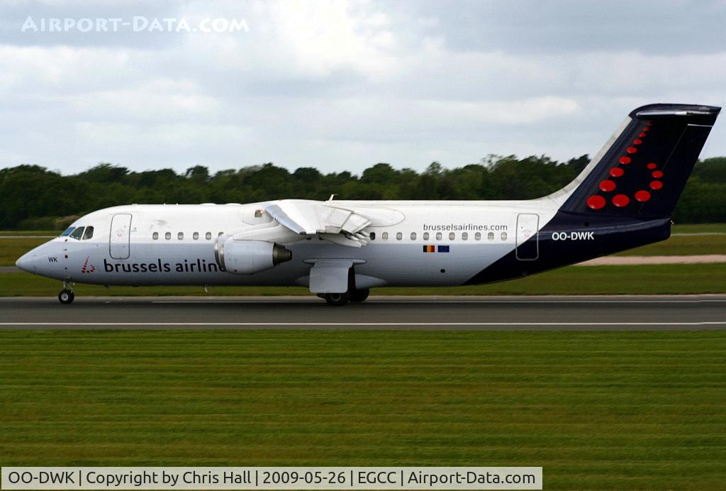 OO-DWK, 1999 British Aerospace Avro 146-RJ100 C/N E3360, Brussels Airlines