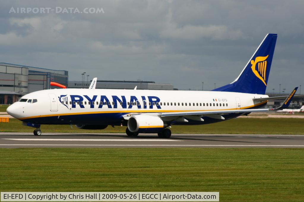 EI-EFD, 2009 Boeing 737-8AS C/N 35011, Ryanair Boeing 737-8AS/W