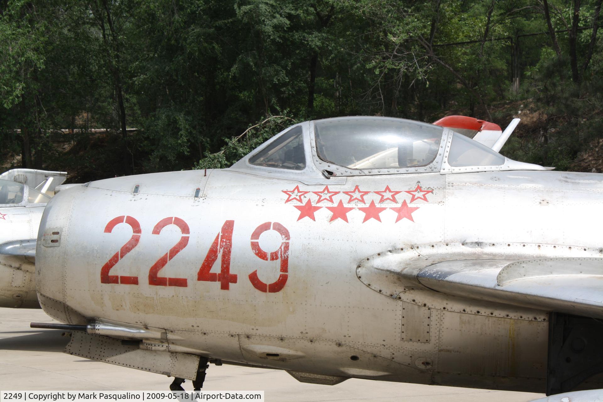 2249, Mikoyan-Gurevich MiG-15 C/N Not found 2249, MiG-15  Located at Datangshan, China