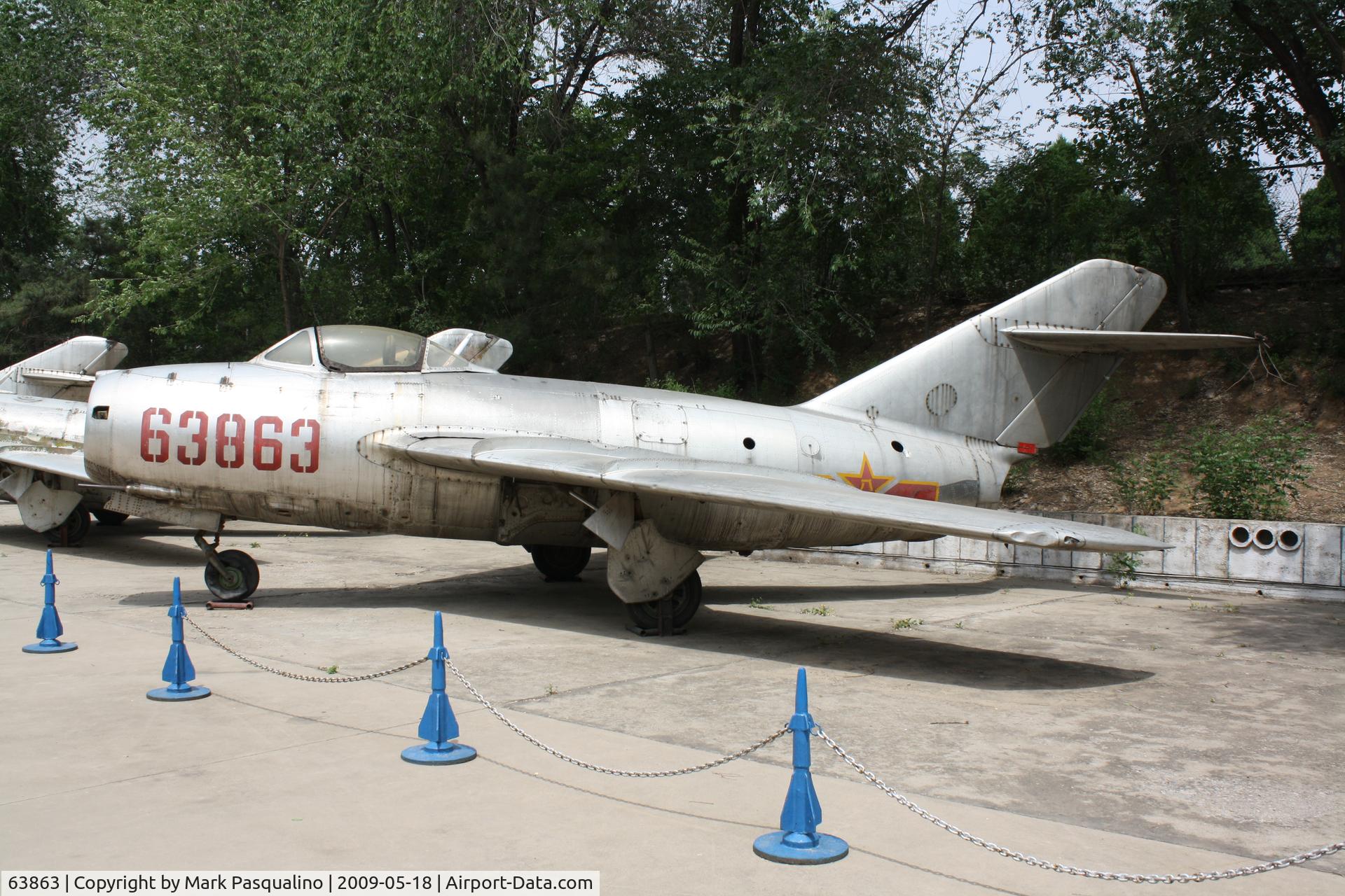 63863, Mikoyan-Gurevich MiG-15bis C/N Not found 63863, MiG-15  Located at Datangshan, China