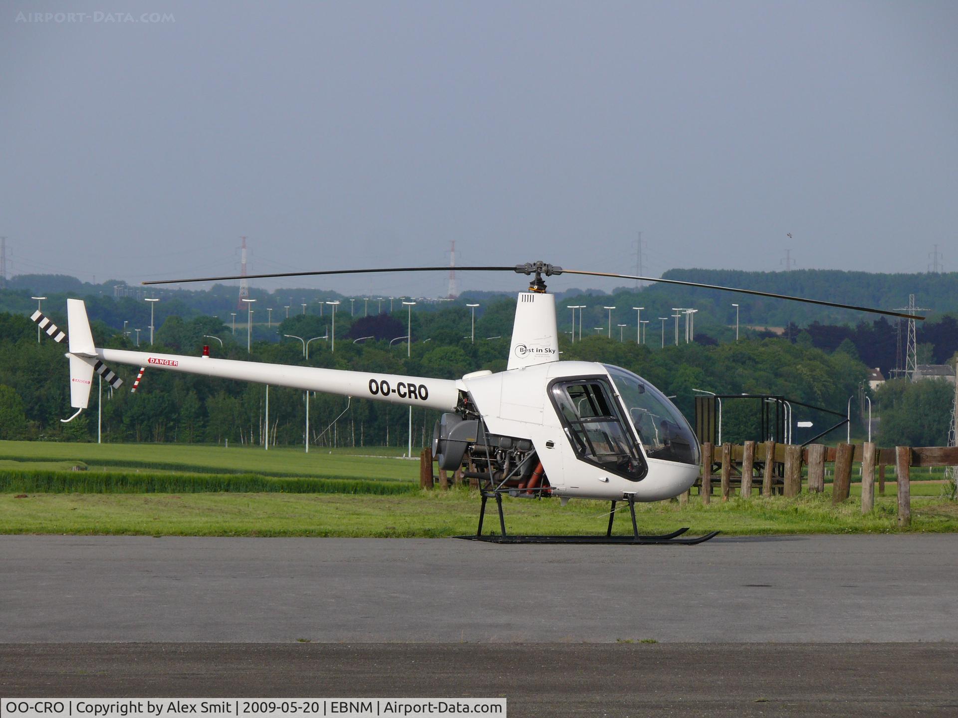 OO-CRO, 1991 Robinson R22 Beta C/N 1745, Robinson R22 Beta OO-CRO