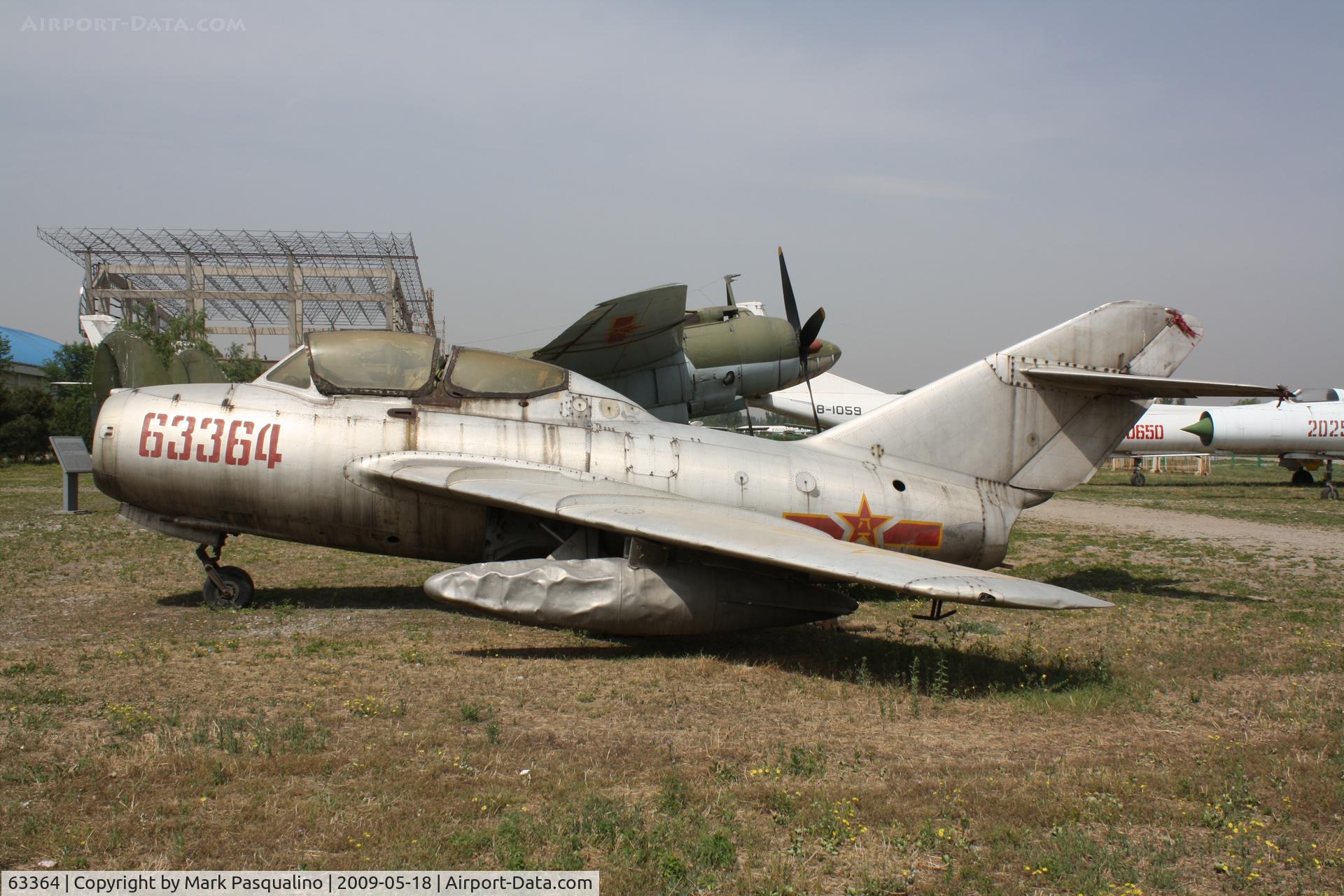63364, Mikoyan-Gurevich MiG-15UTI C/N 722626, MiG-15UTI  Located at Datangshan, China