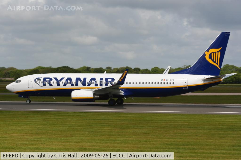 EI-EFD, 2009 Boeing 737-8AS C/N 35011, Ryanair Boeing 737-8AS/W