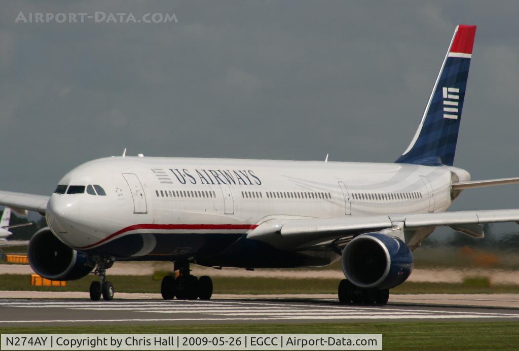 N274AY, 2000 Airbus A330-323X C/N 342, US Airways