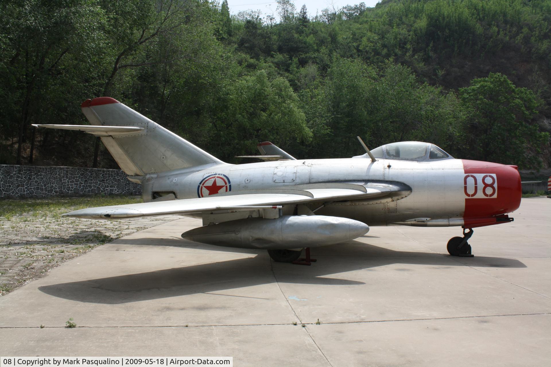 08, Mikoyan-Gurevich MiG-15 C/N Not found 08, MiG-15  Located at Datangshan, China