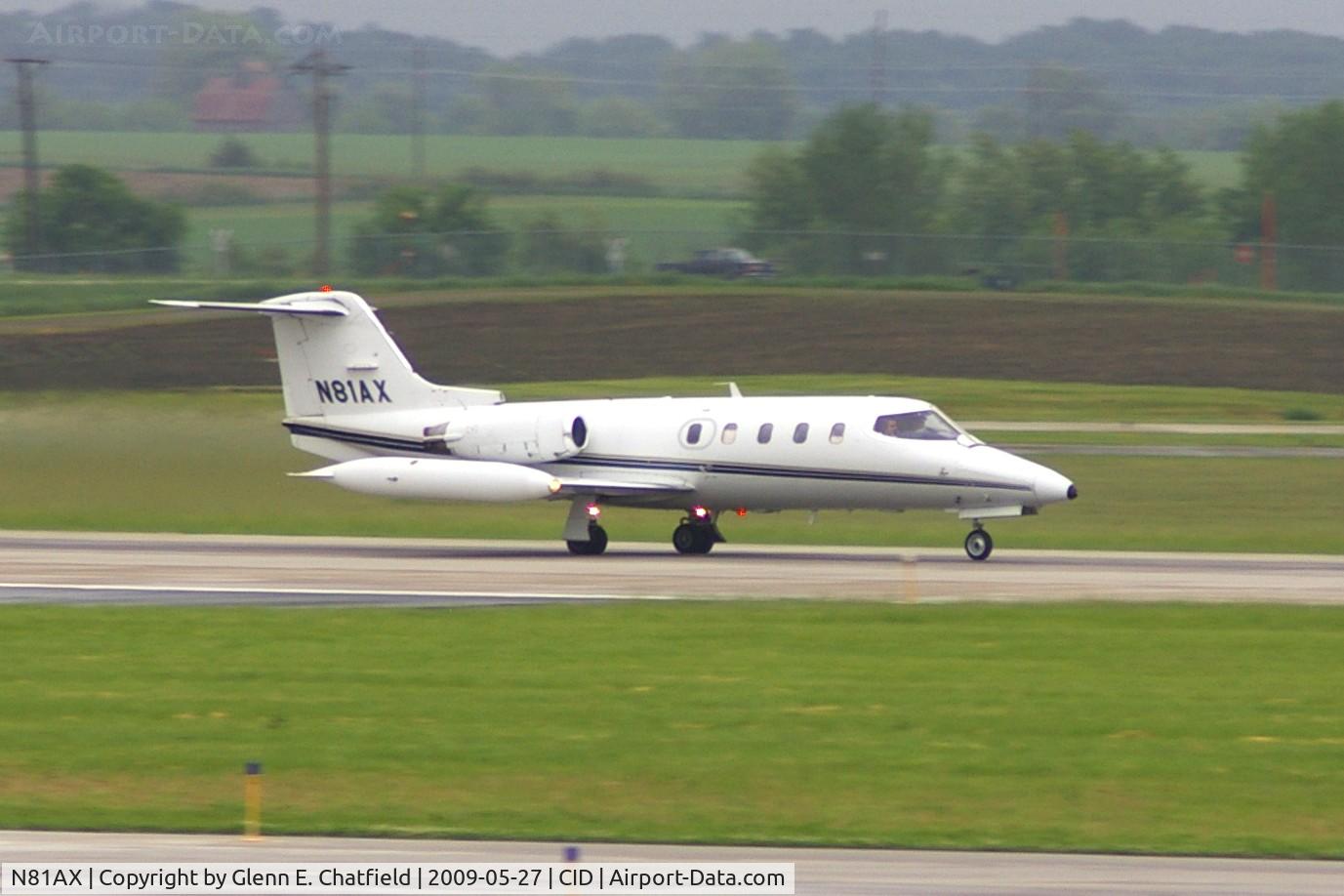N81AX, 1979 Gates Learjet 25D C/N 279, Lifeguard 81AX departing runway 27
