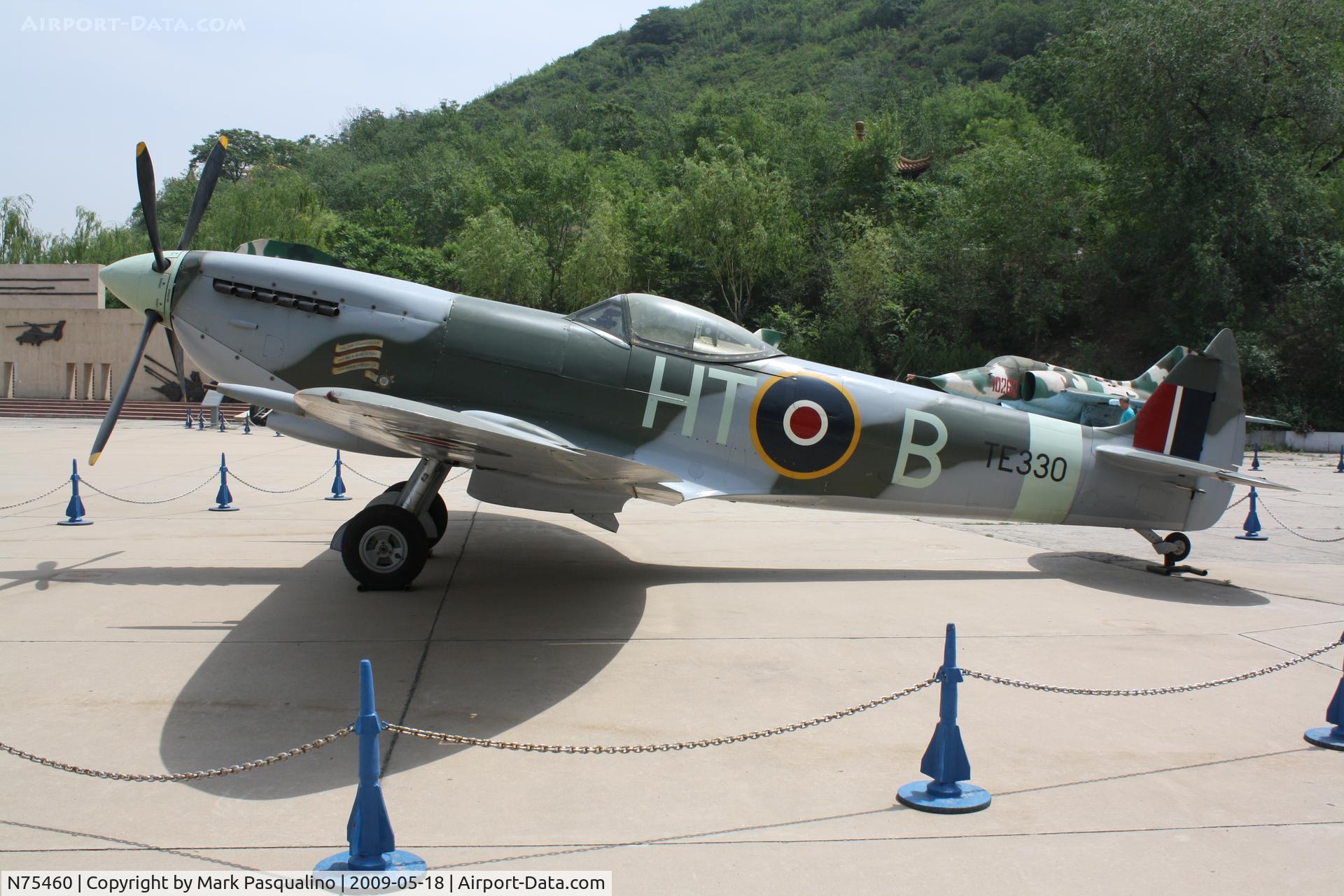 N75460, 1945 Supermarine 361 Spitfire LF.XVIe C/N CBAF.IX.4504, Supermarine Spitfire MK XVI  TE330  Located at Datangshan, China