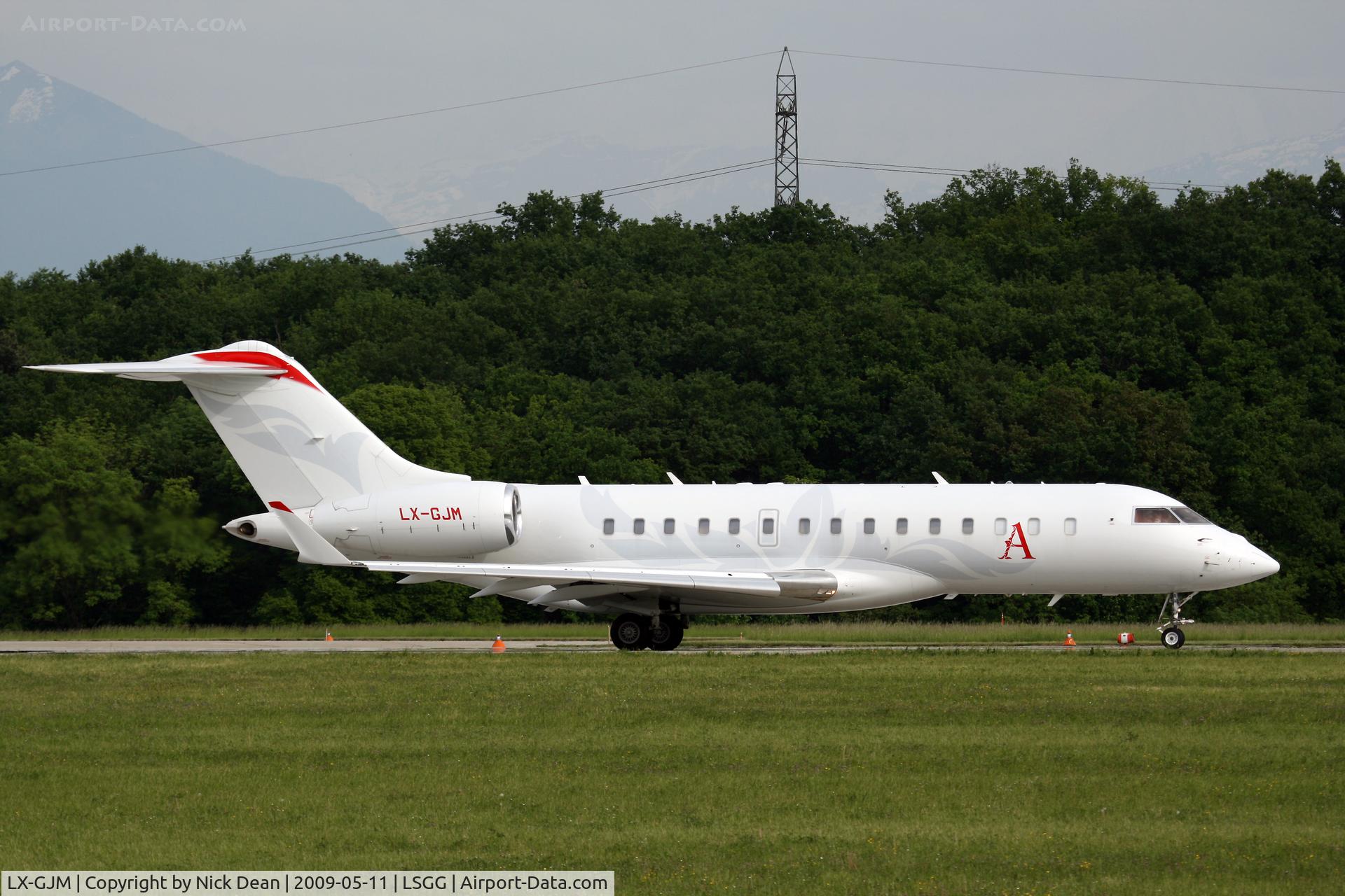 LX-GJM, 2006 Bombardier BD-700-1A10 Global Express C/N 9189, LSGG