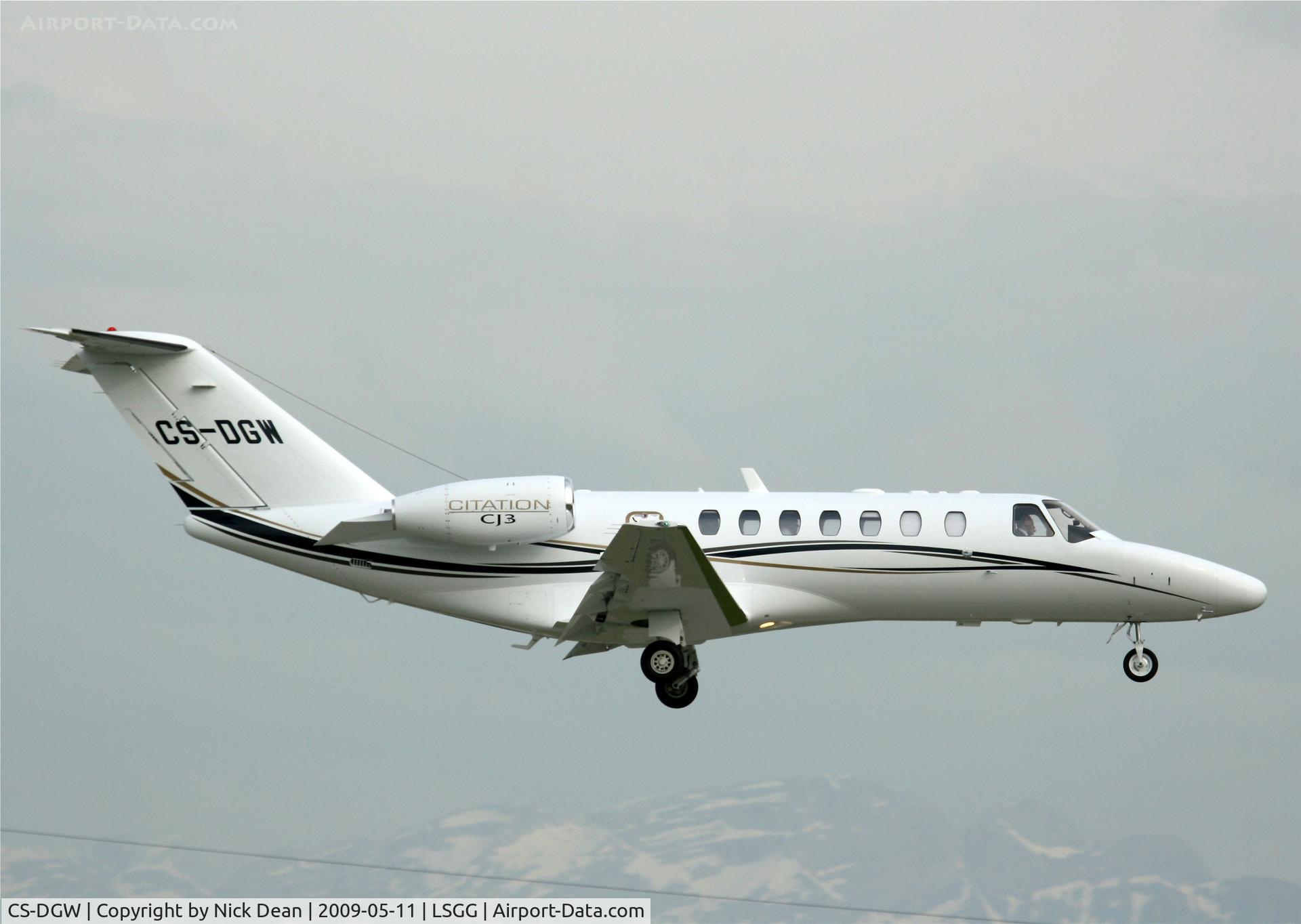 CS-DGW, 2008 Cessna 525B CitationJet CJ3 C/N 525B-0235, LSGG