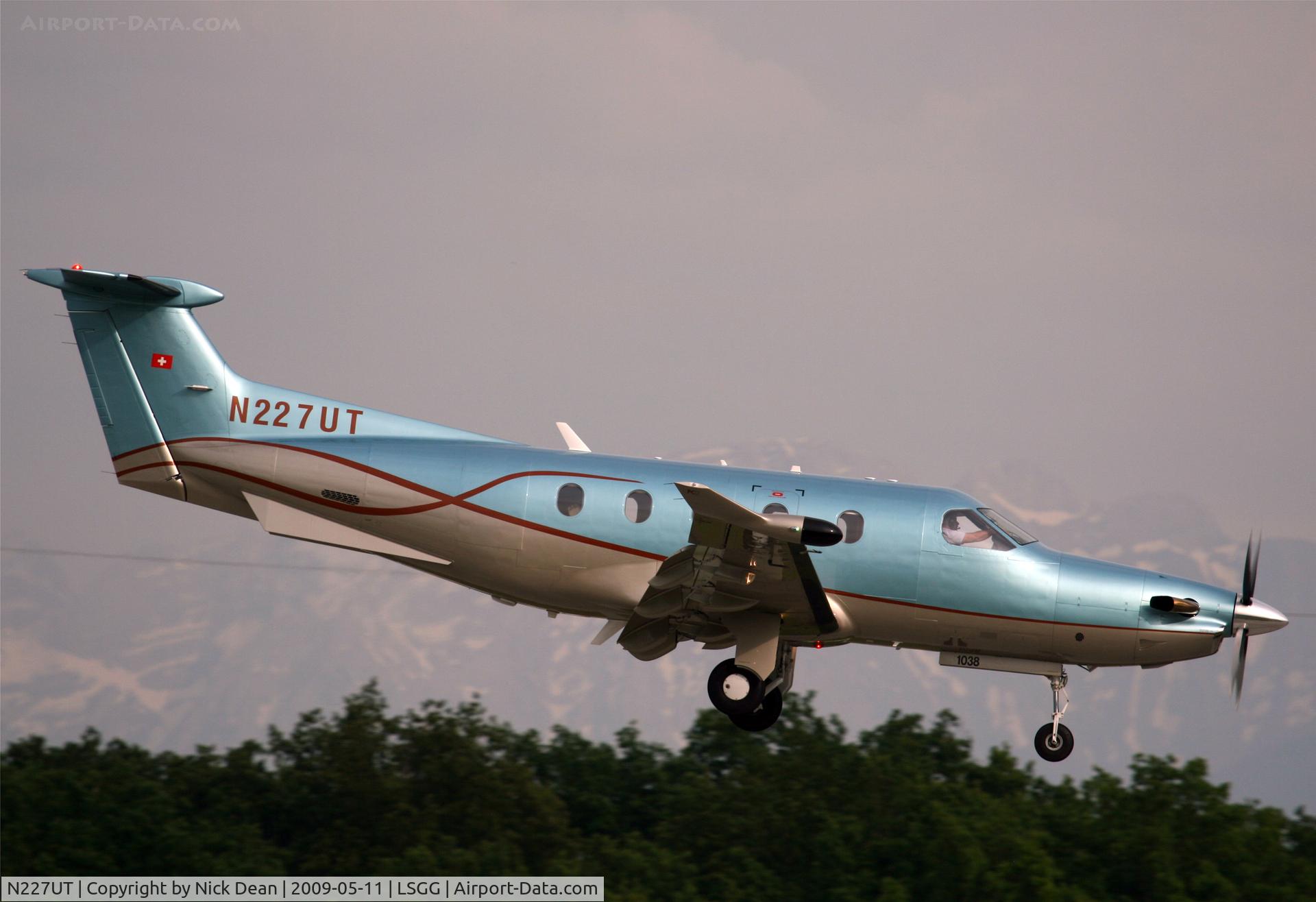 N227UT, 2008 Pilatus PC-12/47E C/N 1038, LSGG