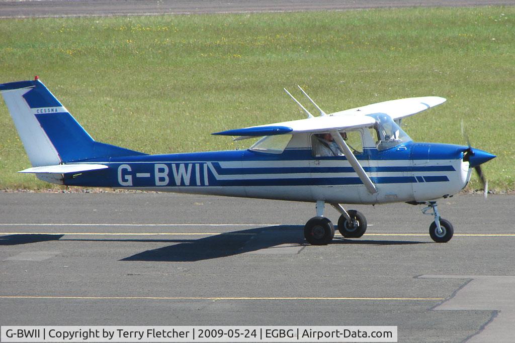 G-BWII, 1966 Cessna 150G C/N 150-65308, Cessna 150G at Leicester 2009 May Bank Holiday Fly-in