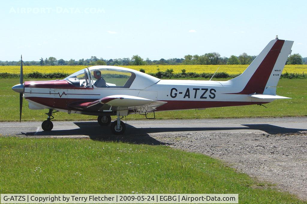 G-ATZS, 1966 Wassmer WA-41 Baladou C/N 128, Wassmer WA41 at 2009 May Fly-in at Leicester