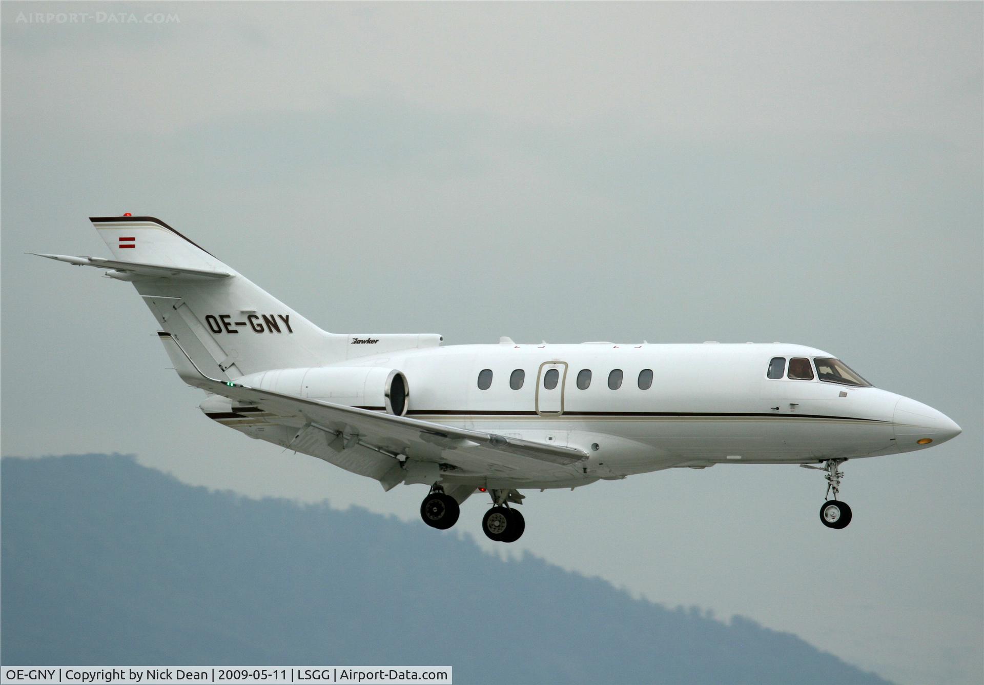 OE-GNY, 2007 Hawker Beechcraft Hawker 850XP C/N 258859, LSGG