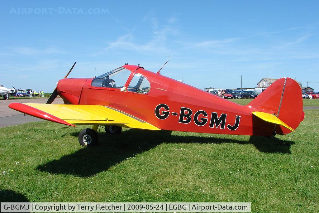 G-BGMJ, 1952 Gardan GY-201 Minicab C/N 12, a 1952 Minicab GY 201 at Leicester 2009 May Bank Holiday Fly-in