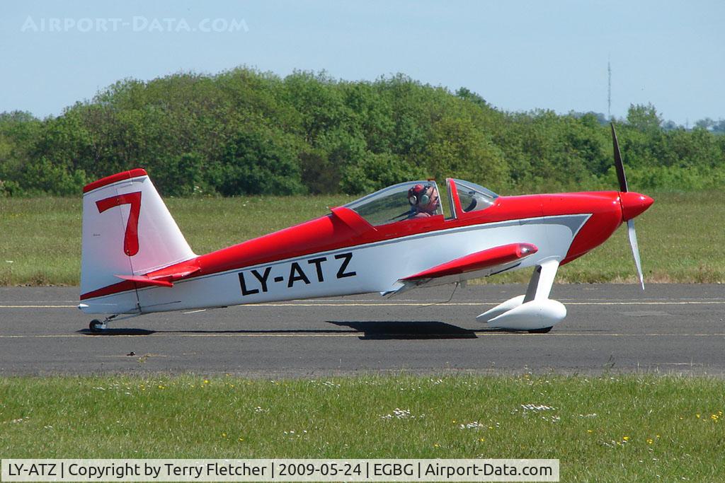 LY-ATZ, 2009 Vans RV-7 C/N 73181, Lithuanian registered , but UK based , Vans RV , at Leicester 2009 May Bank Holiday Fly-in
