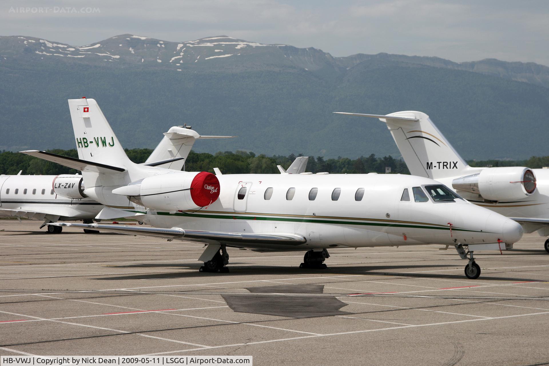 HB-VWJ, 2001 Cessna 560 Citation Excel C/N 560-5217, LSGG