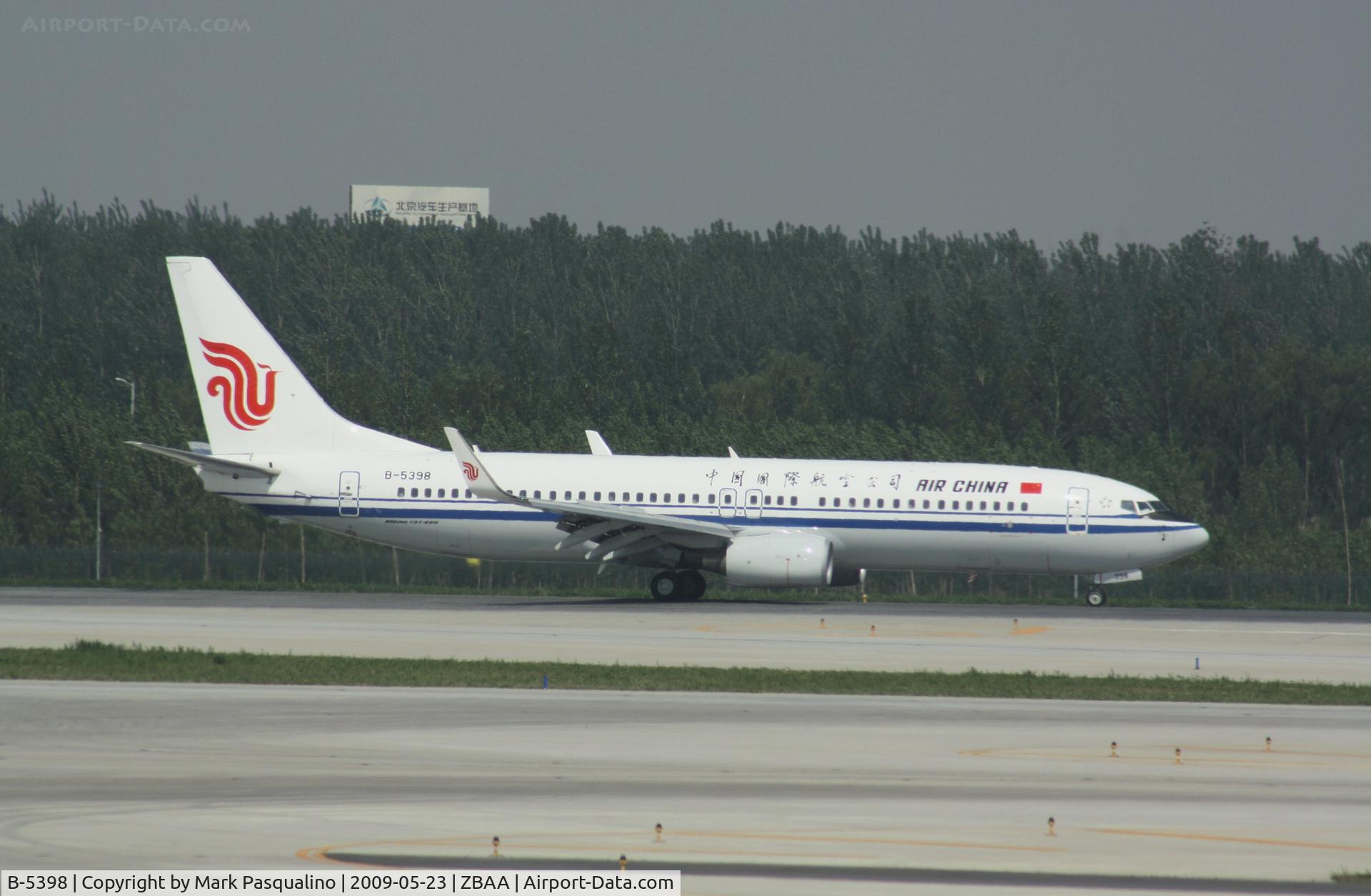 B-5398, 2008 Boeing 737-89L C/N 36490, Boeing 737-800
