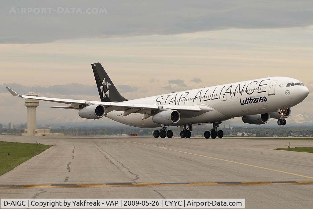 D-AIGC, 1993 Airbus A340-311 C/N 027, Luftahansa Airbus A340-300