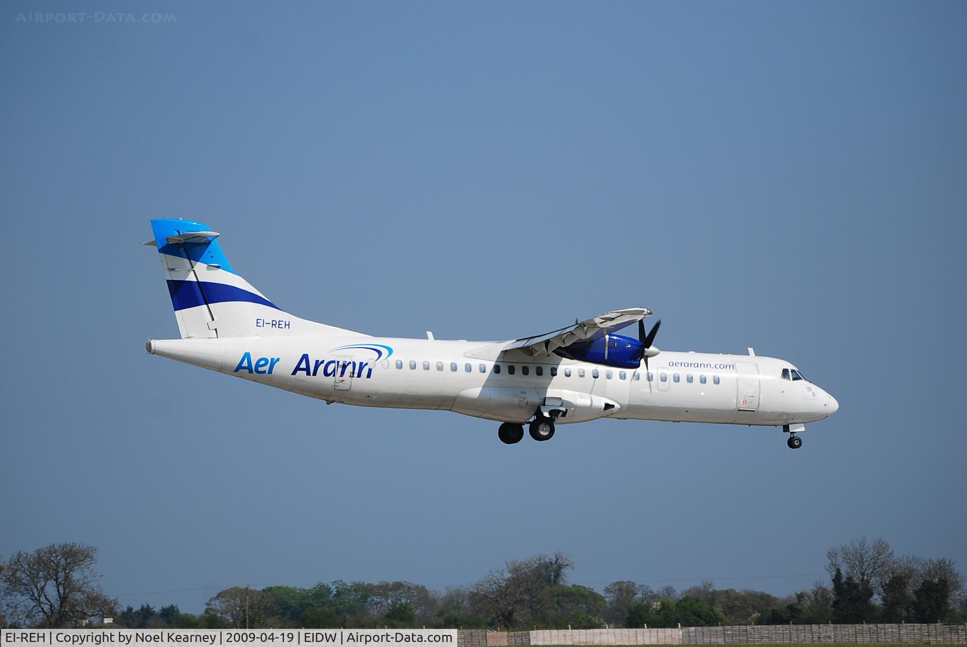 EI-REH, 1991 ATR 72-202 C/N 260, Landing RWY 10