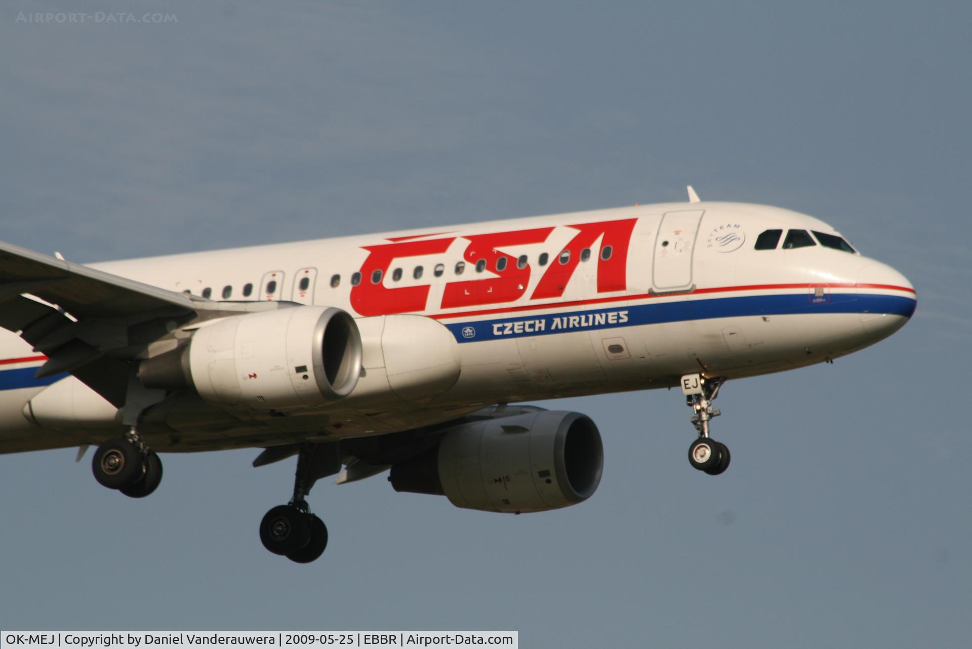 OK-MEJ, 2007 Airbus A320-214 C/N 3097, arrival of flight OK630 to rwy 02
