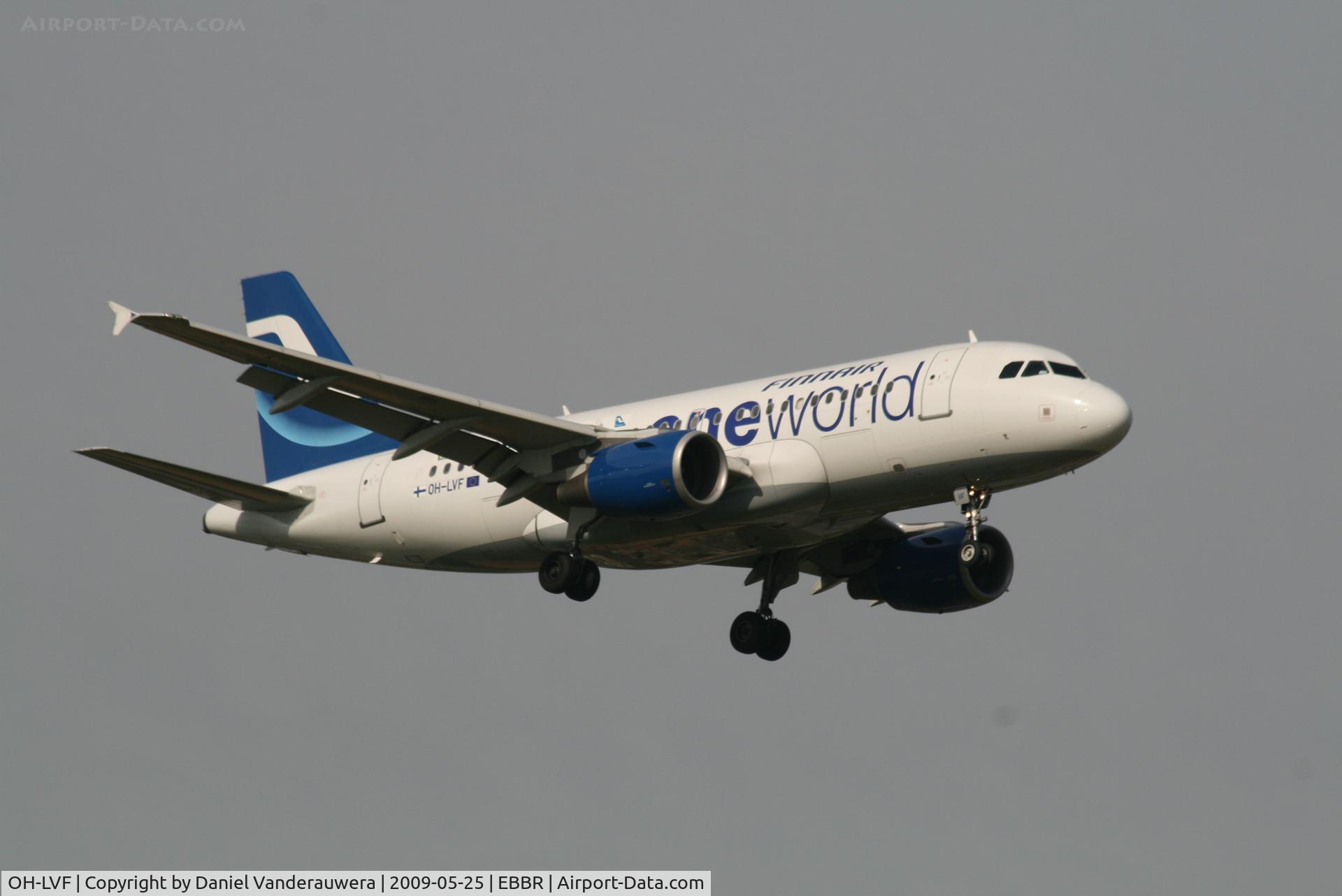 OH-LVF, 2002 Airbus A319-112 C/N 1808, arrival of flight AY811 to rwy 02