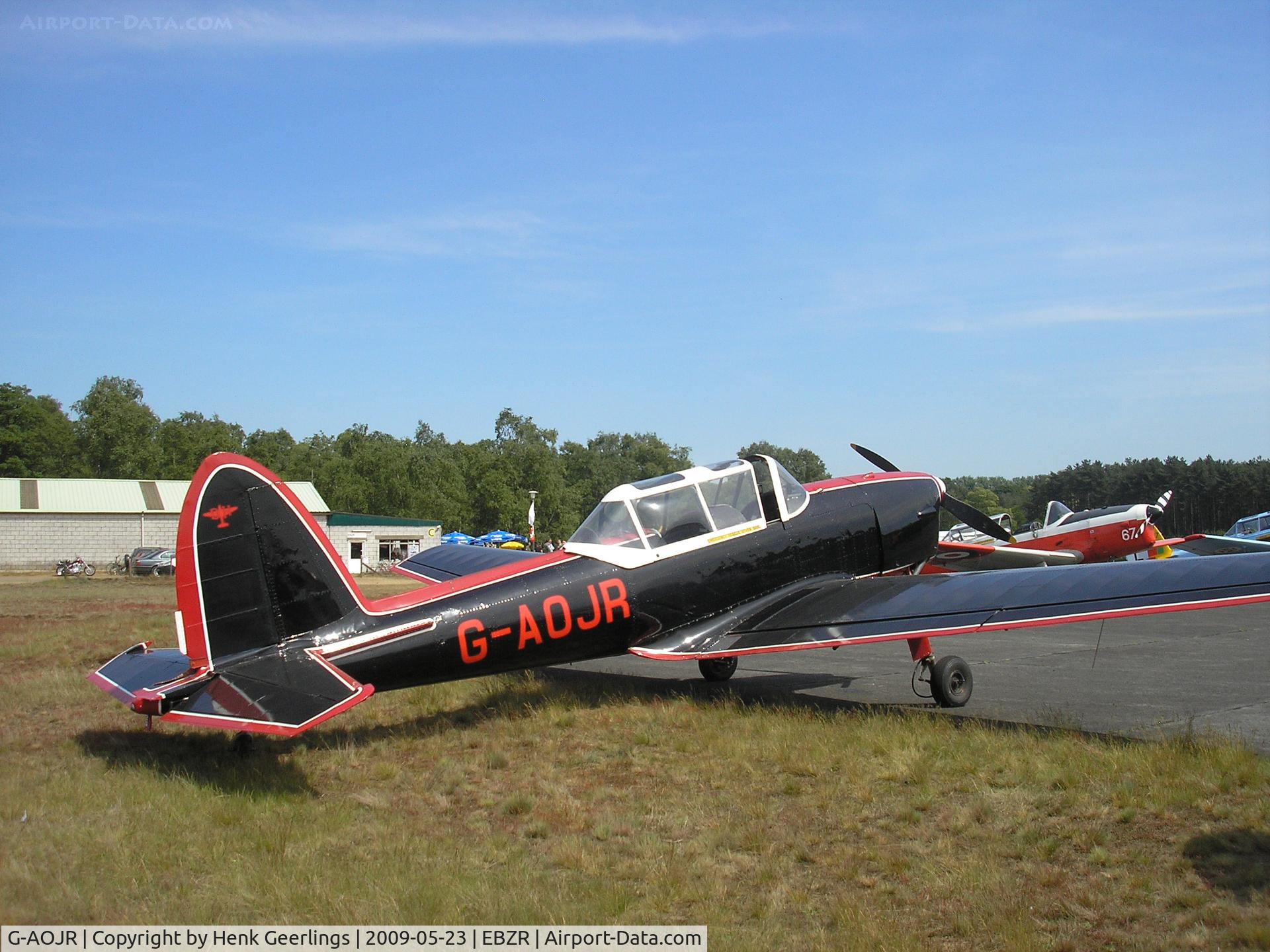 G-AOJR, 1950 De Havilland DHC-1 Chipmunk T.10 C/N C1/0205, Visitor at Chipmunk Fly In