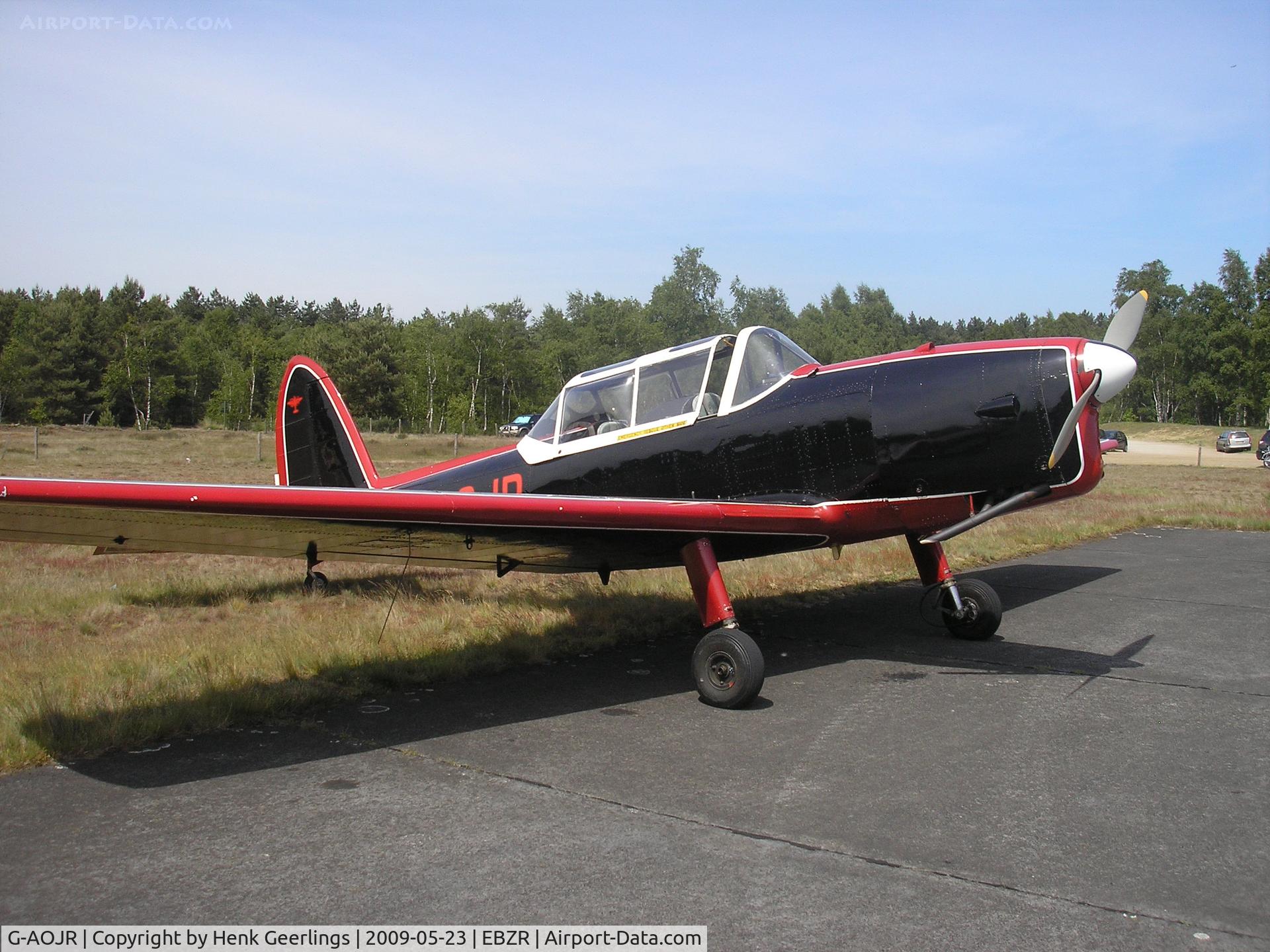 G-AOJR, 1950 De Havilland DHC-1 Chipmunk T.10 C/N C1/0205, Visitor at Chipmunk Fly In