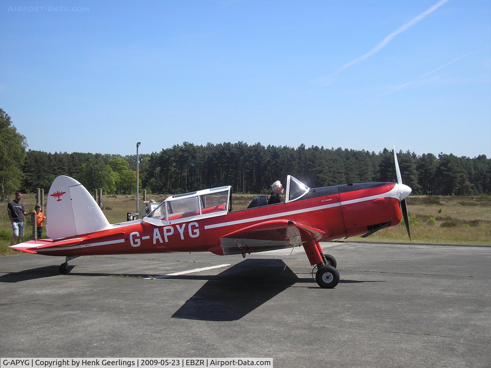 G-APYG, 1950 De Havilland DHC-1 Chipmunk T.10 C/N C1/0060, Visitor at Chipmunk Fly In
