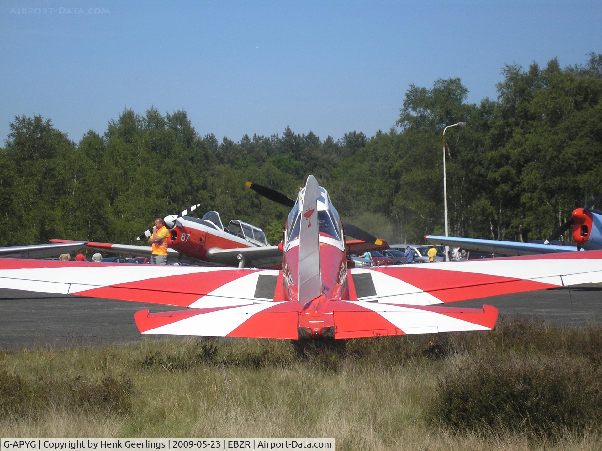 G-APYG, 1950 De Havilland DHC-1 Chipmunk T.10 C/N C1/0060, Visitor at Chipmunk Fly In