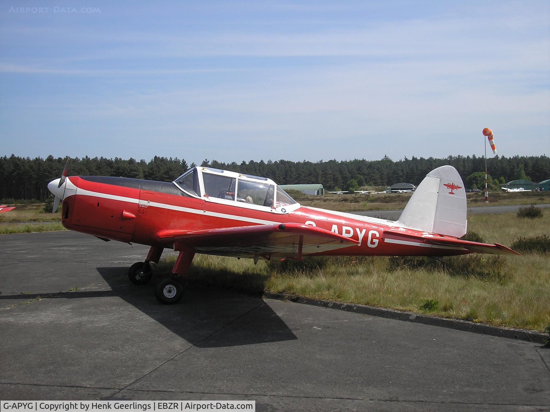 G-APYG, 1950 De Havilland DHC-1 Chipmunk T.10 C/N C1/0060, Visitor at Chipmunk Fly In