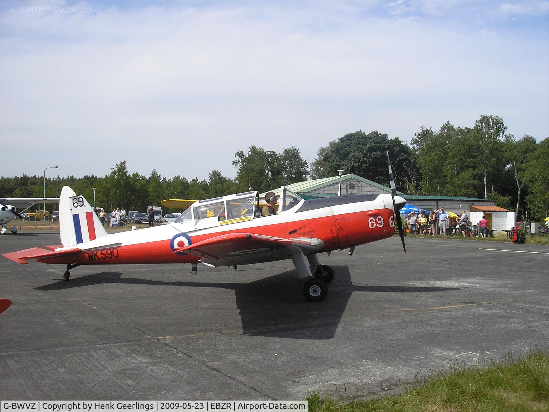 G-BWVZ, 1952 De Havilland DHC-1 Chipmunk T.10 C/N C1/0614, Participant  Chipmunk Fly In
