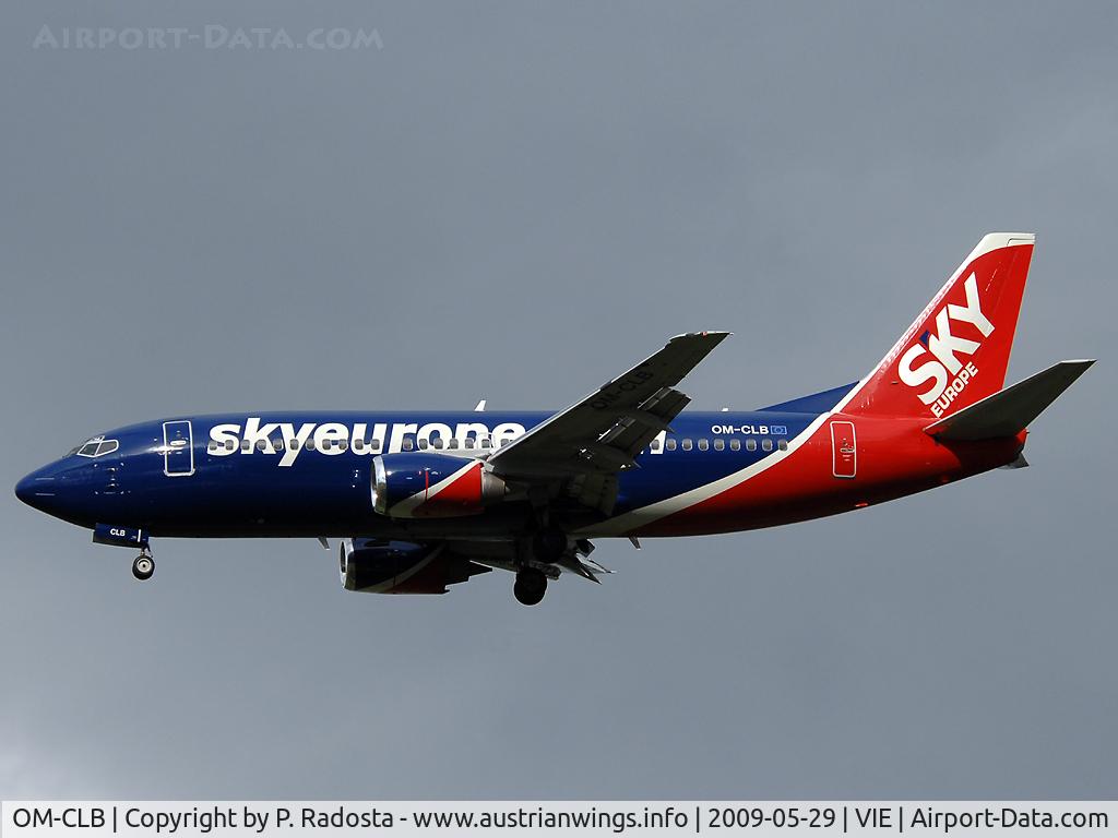 OM-CLB, 1988 Boeing 737-322 C/N 24246, SkyEurope's only 737 