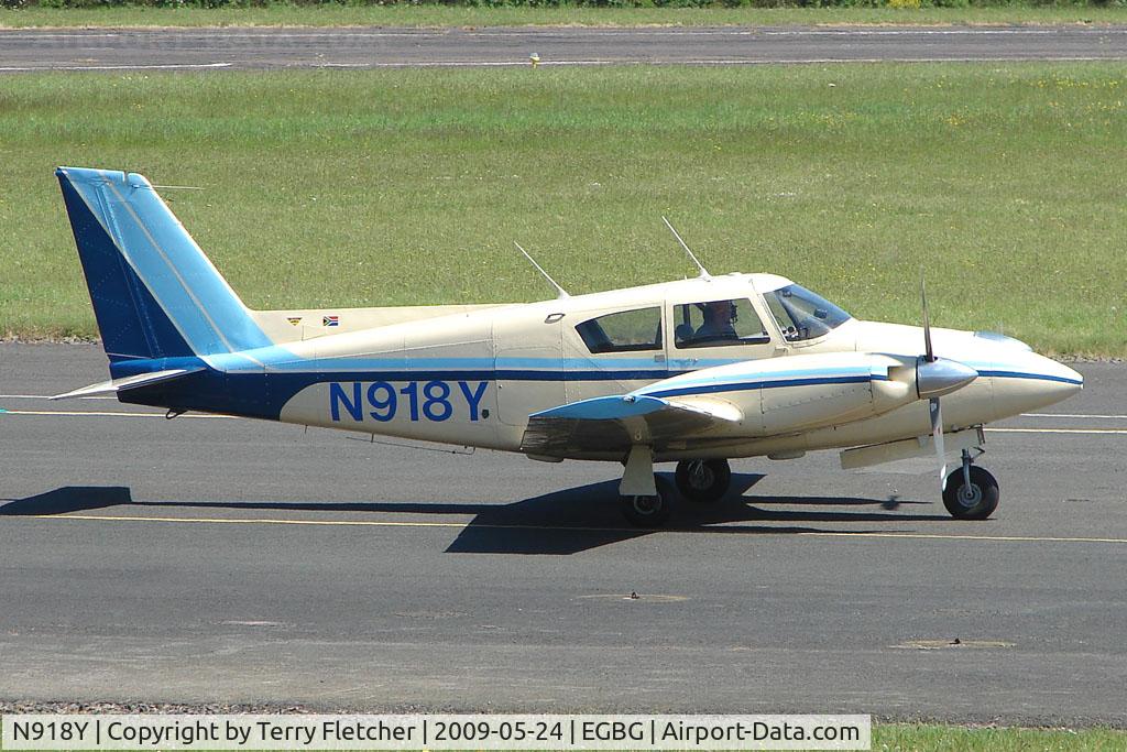 N918Y, 1965 Piper PA-30-160 Twin Comanche C/N 30-736, Piper PA-30 at Leicester 2009 May Bank Holiday Fly-in