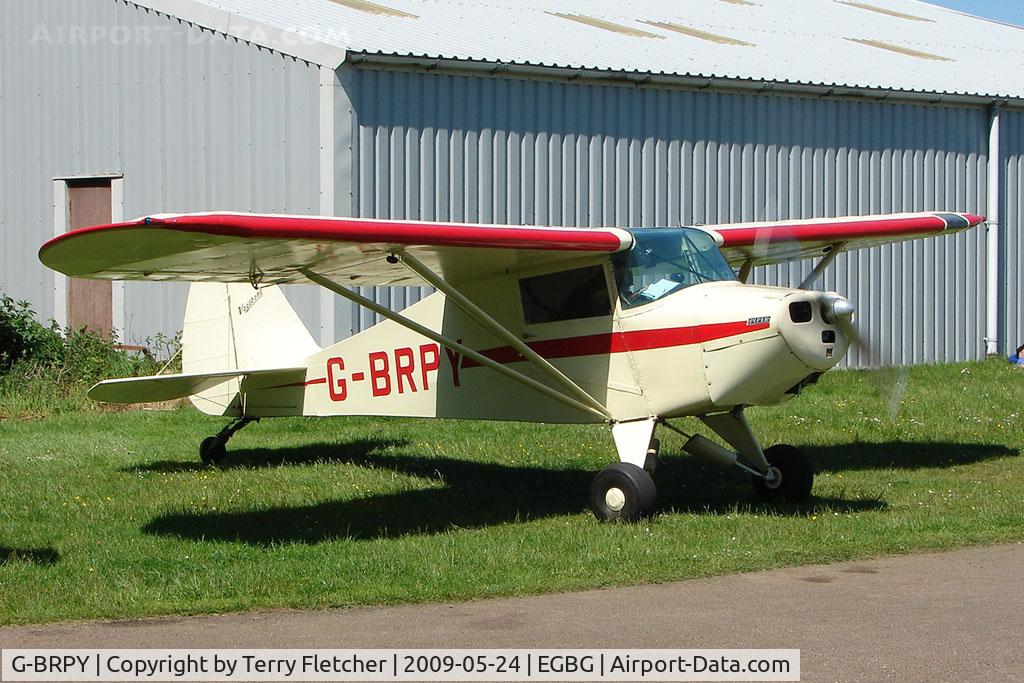 G-BRPY, 1948 Piper PA-15 Vagabond Vagabond C/N 15-141, Piper PA-15 at Leicester 2009 May Bank Holiday Fly-in