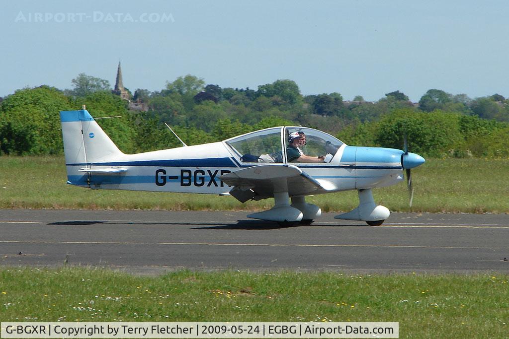 G-BGXR, 1974 Robin HR-200-100 Club C/N 53, Robin HR 200/100 at Leicester 2009 May Bank Holiday Fly-in