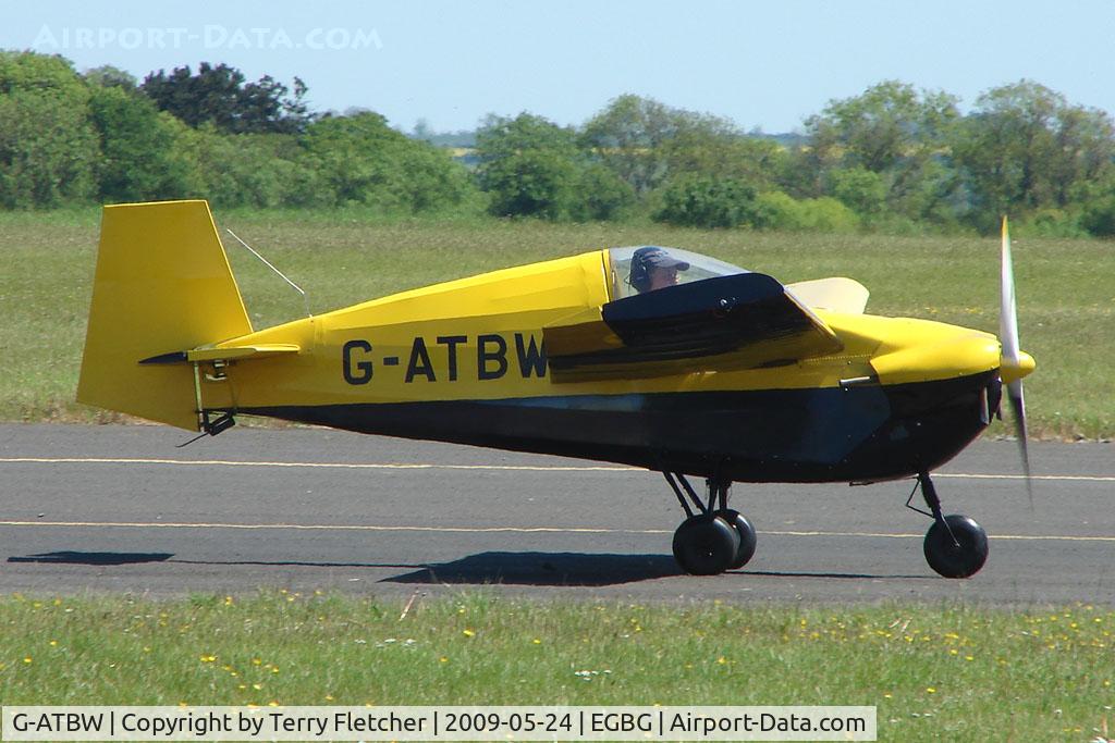 G-ATBW, 1960 Tipsy T-66 Nipper 2 C/N 52, Tipsy Nipper at Leicester 2009 May Bank Holiday Fly-in