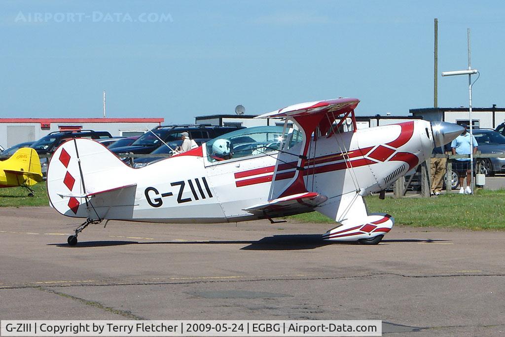 G-ZIII, 1988 Pitts S-2B Special C/N 5151, Pitts S-2B at Leicester 2009 May Bank Holiday Fly-in
