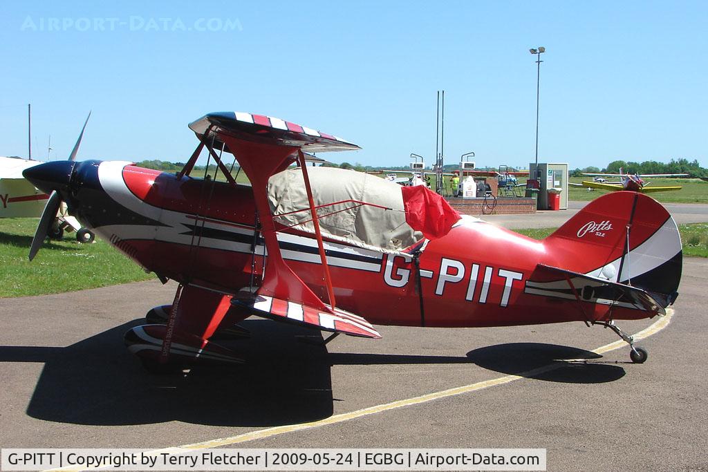 G-PITT, 1981 Christen Pitts S-2A C/N 2247, Pitts S-2A at Leicester 2009 May Bank Holiday Fly-in