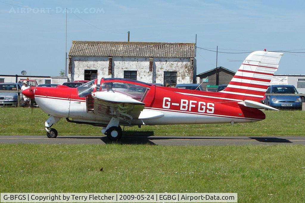 G-BFGS, 1975 Socata MS-893E Rallye 180GT Gaillard C/N 12571, Rallye at Leicester 2009 May Bank Holiday Fly-in